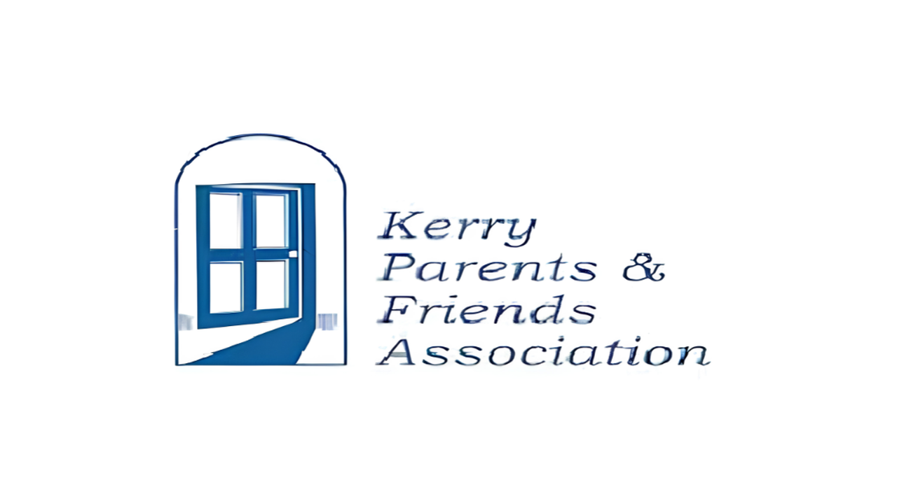 Logo featuring an open blue door with the text 